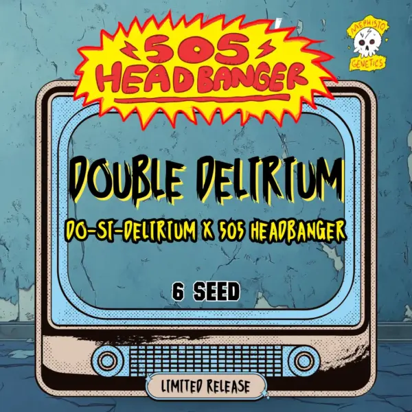 Double Delirium Cannabis Seeds by Mephisto Genetics