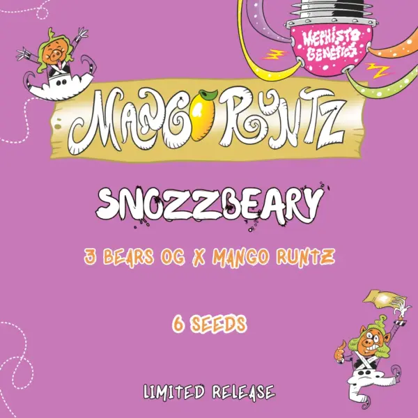 Snozzbeary Auto Cannabis Seeds by Mephisto Genetics